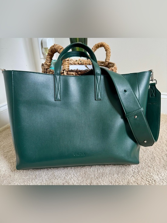 Calpak Handbags - Calpak Haven 16” Laptop Tote Forest Green Complete Set